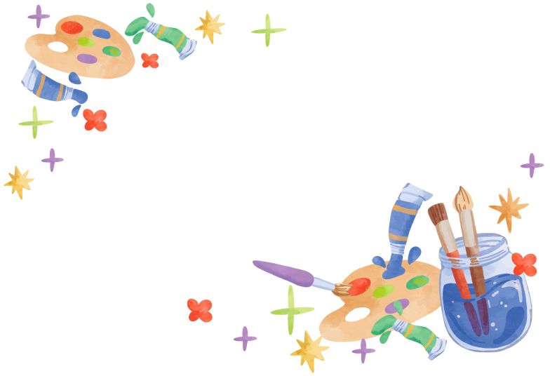 Arte pronta temática de Escolas