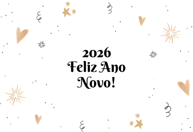 Arte pronta temática de Ano Novo