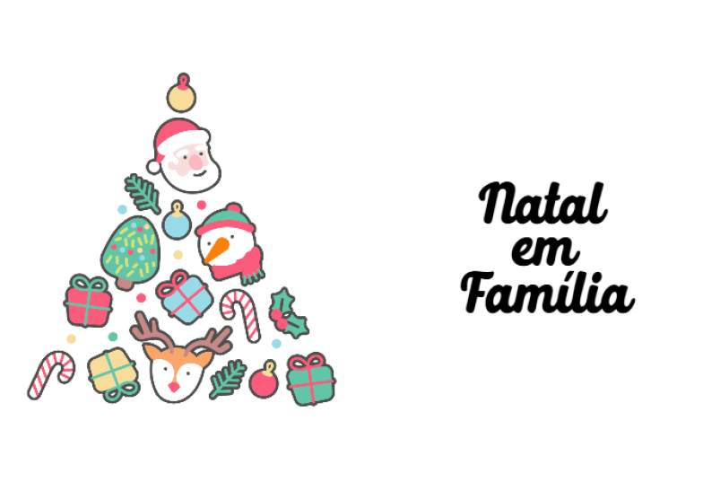 Arte pronta temática de Natal