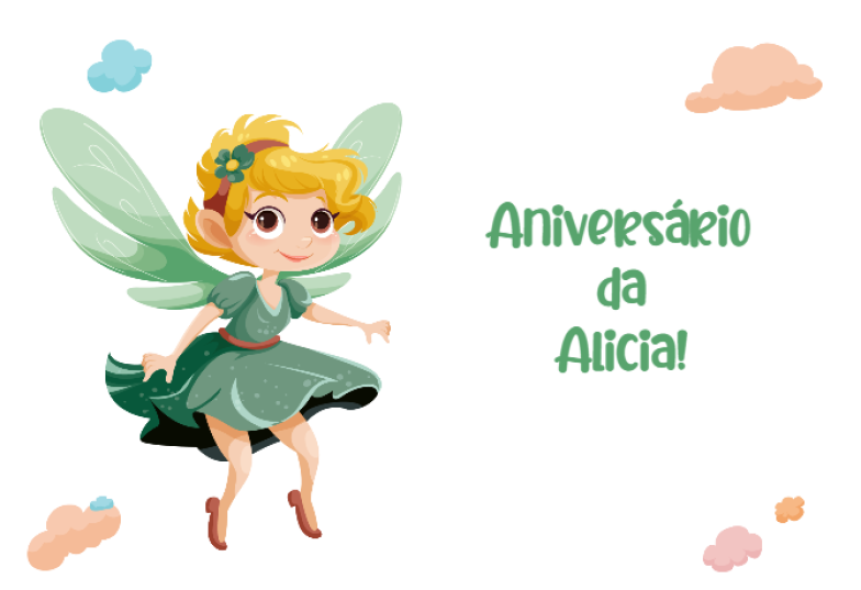 Arte pronta temática de Aniversário