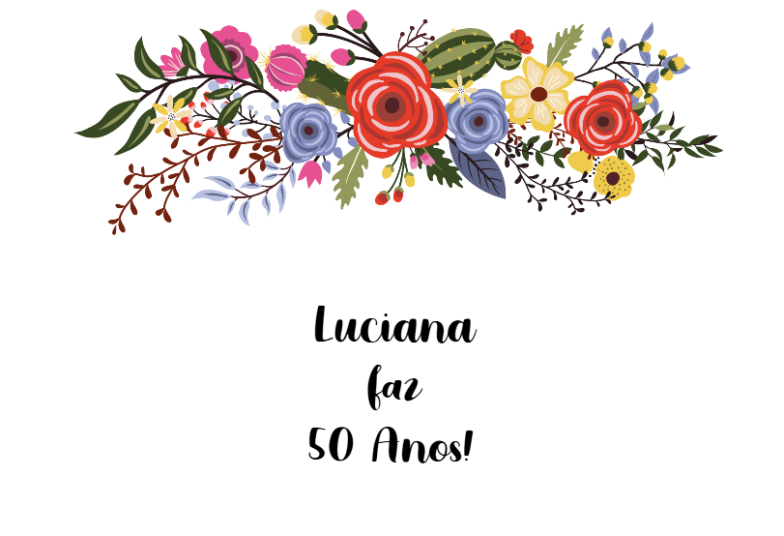 Arte pronta temática de Aniversário