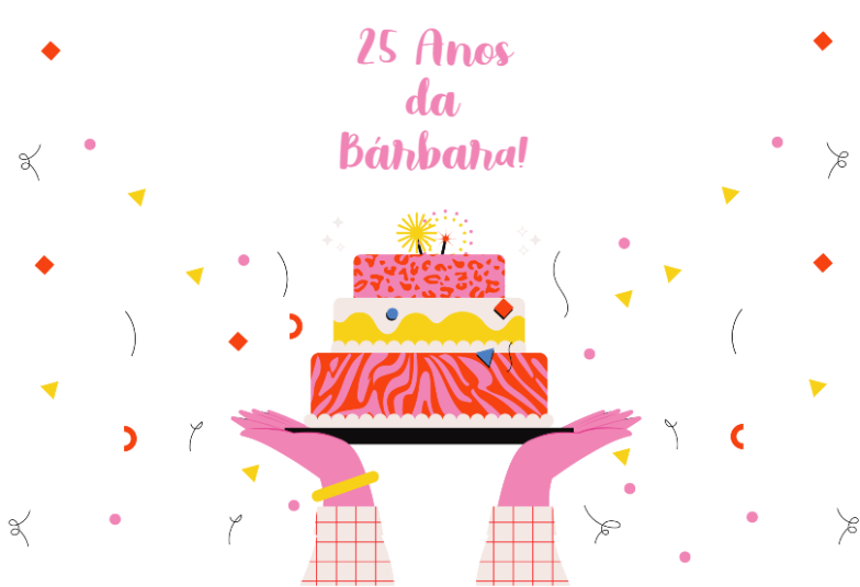 Arte pronta temática de Aniversário