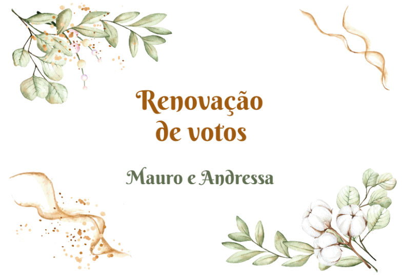 Arte pronta temática de Casamento