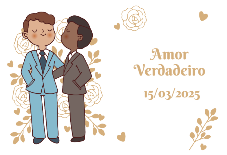 Arte pronta temática de Casamento