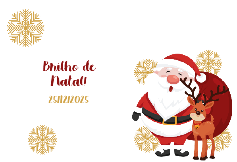 Arte pronta temática de Natal