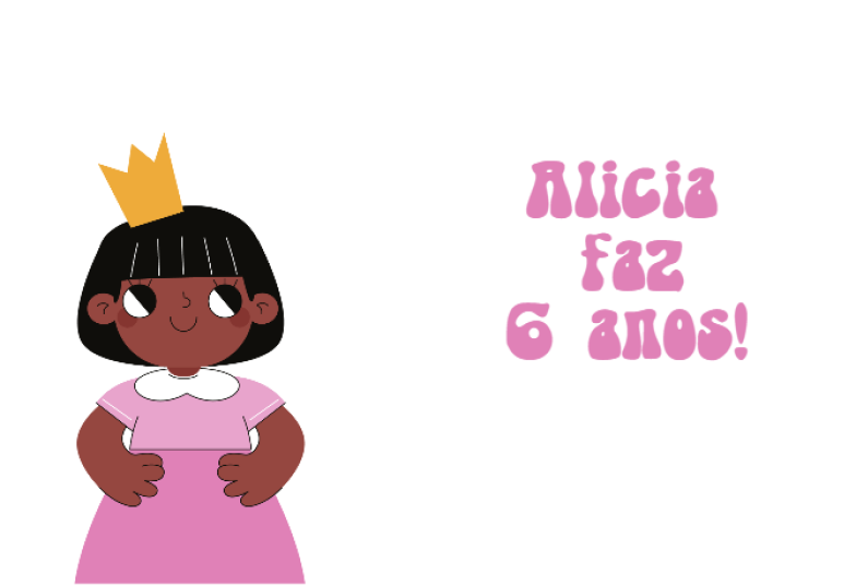 Arte pronta temática de Aniversário