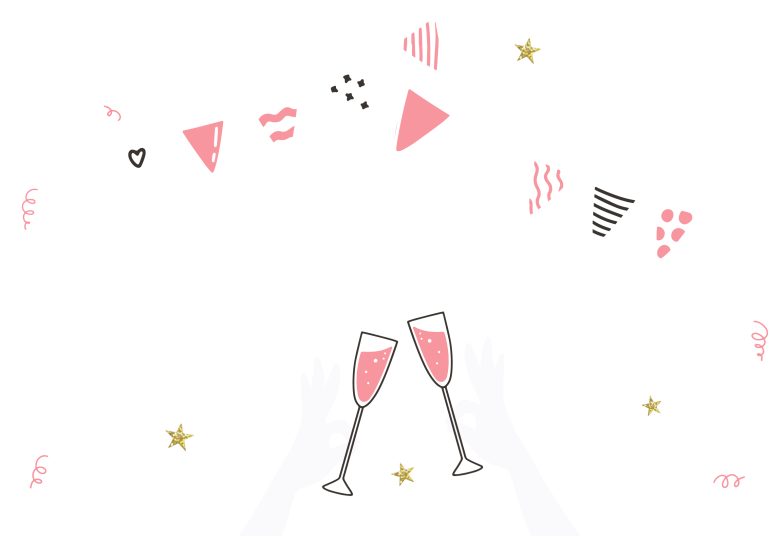 Arte pronta temática de Aniversário