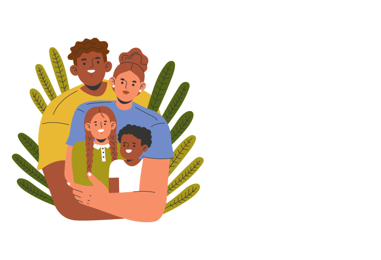 Arte pronta temática de Família