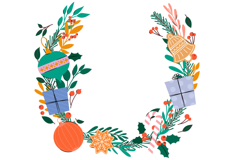 Arte pronta temática de Natal
