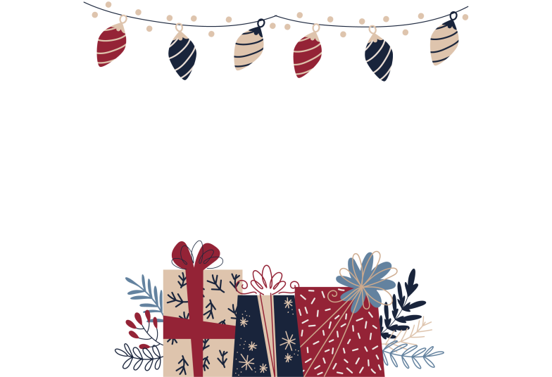 Arte pronta temática de Natal