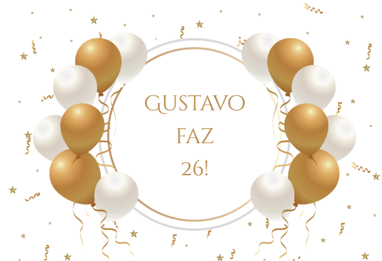 Arte pronta temática de Aniversário