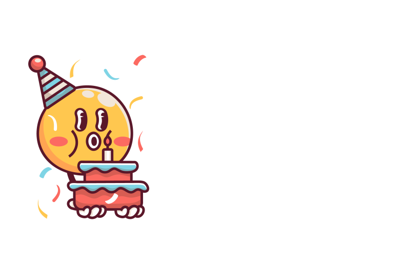 Arte pronta temática de Aniversário