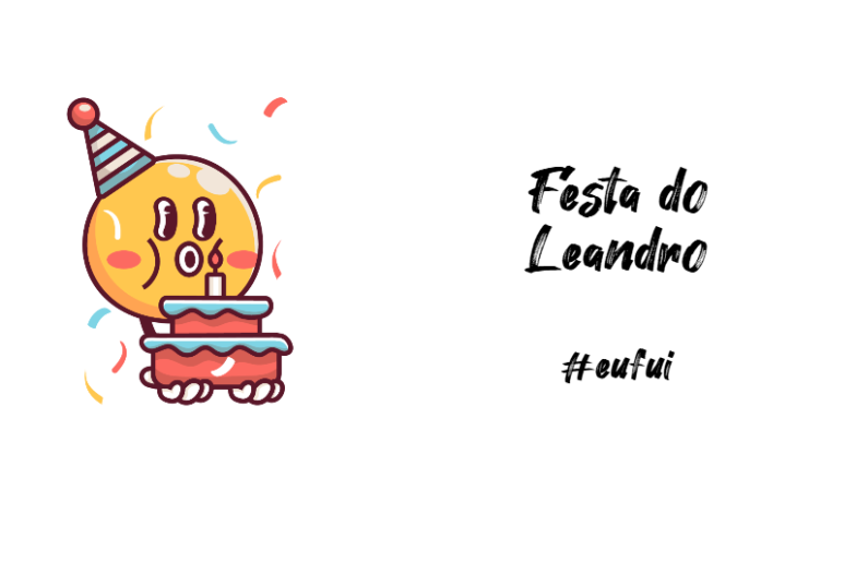 Arte pronta temática de Aniversário