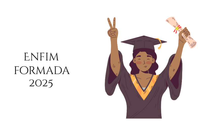 Arte pronta temática de Formatura