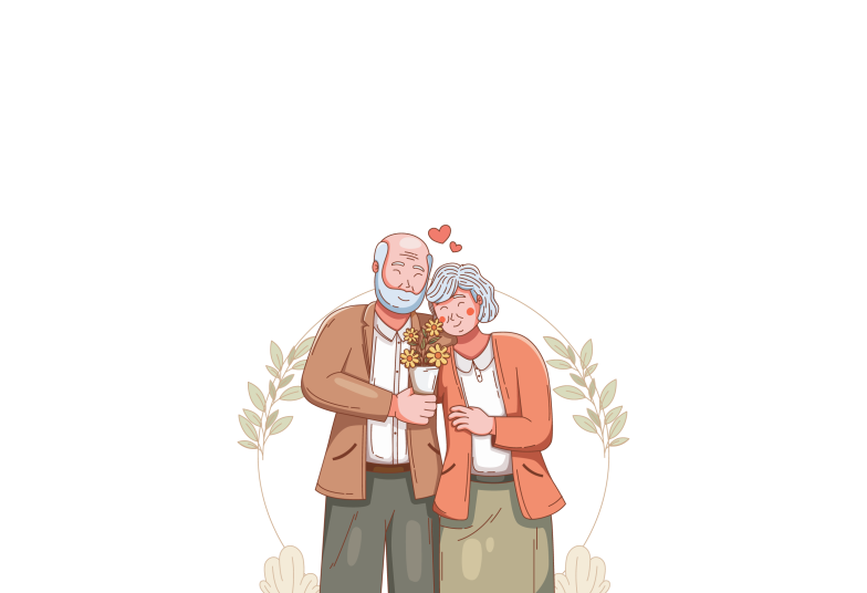 Arte pronta temática de Casamento