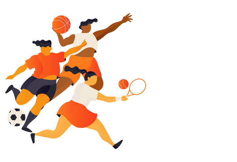 Arte pronta temática de Esportes