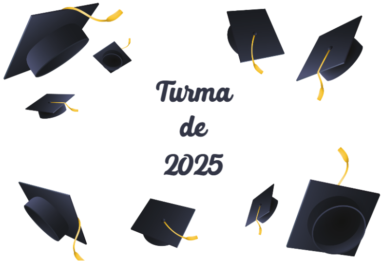 Arte pronta temática de Formatura