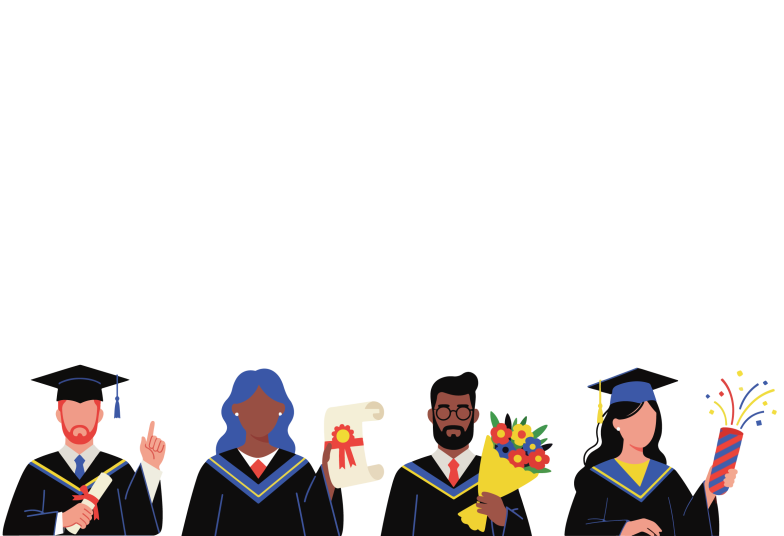 Arte pronta temática de Formatura