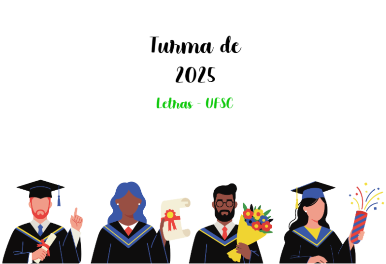 Arte pronta temática de Formatura