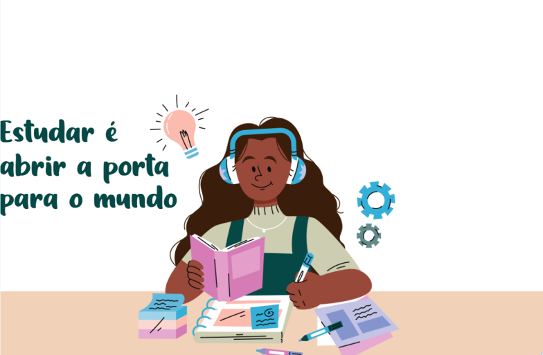 Arte pronta temática de Escolas