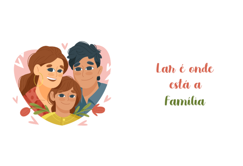 Arte pronta temática de Família