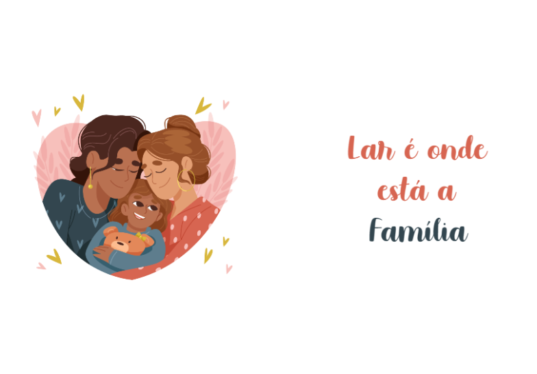 Arte pronta temática de Família