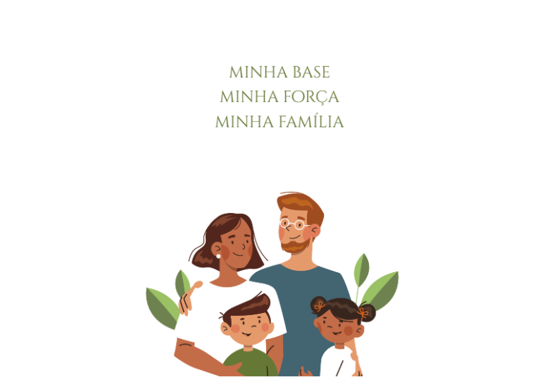 Arte pronta temática de Família