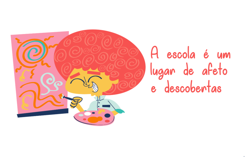 Arte pronta temática de Escolas