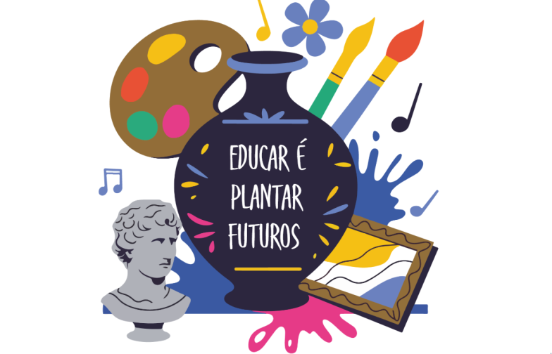 Arte pronta temática de Escolas