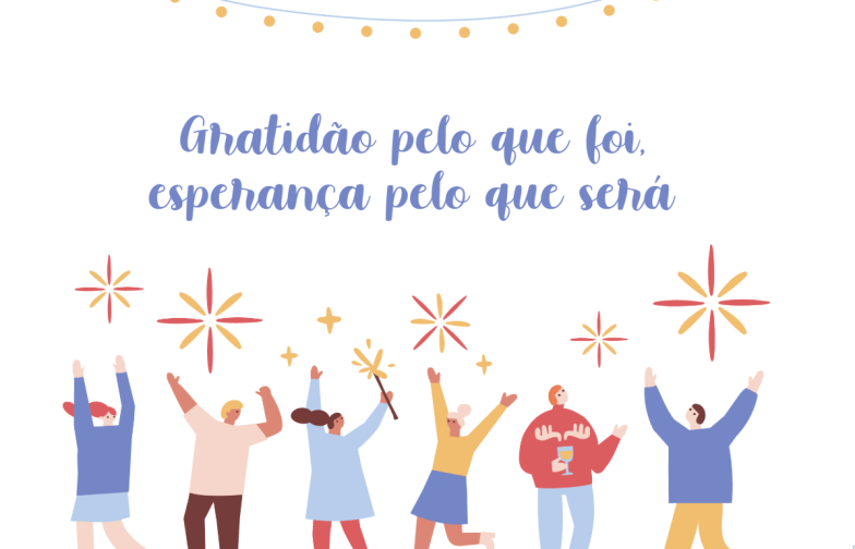 Arte pronta temática de Ano Novo