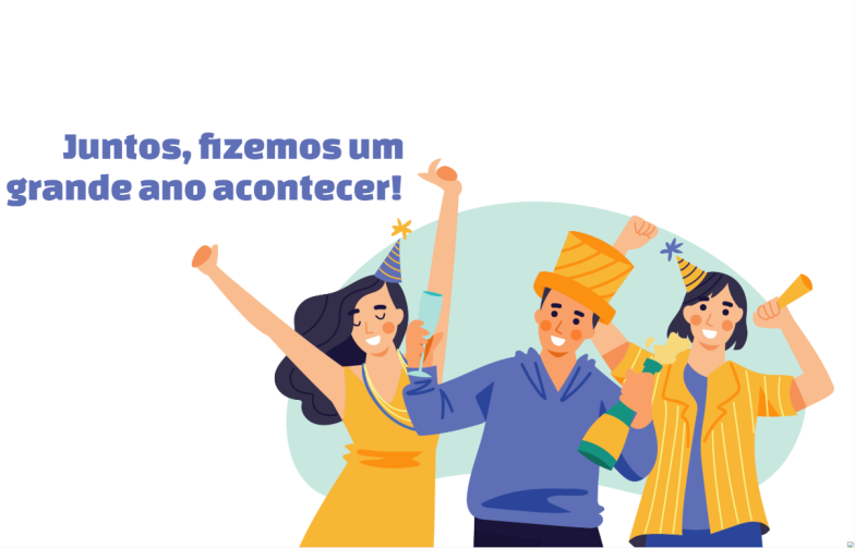 Arte pronta temática de Confraternização