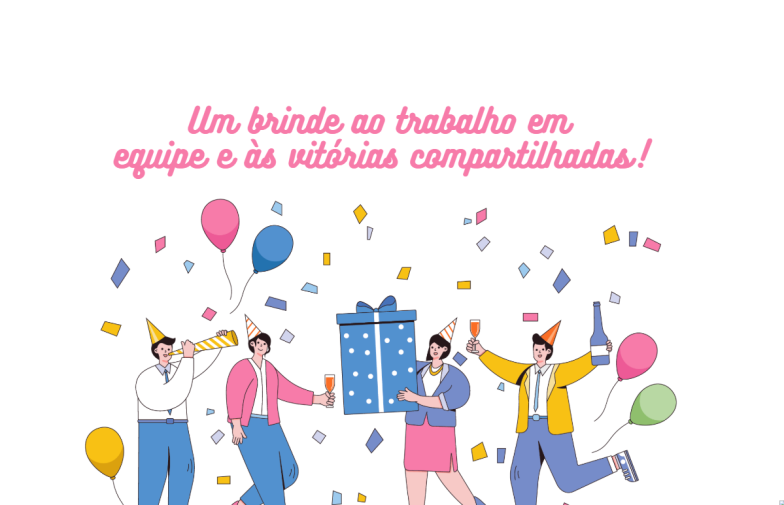 Arte pronta temática de Confraternização