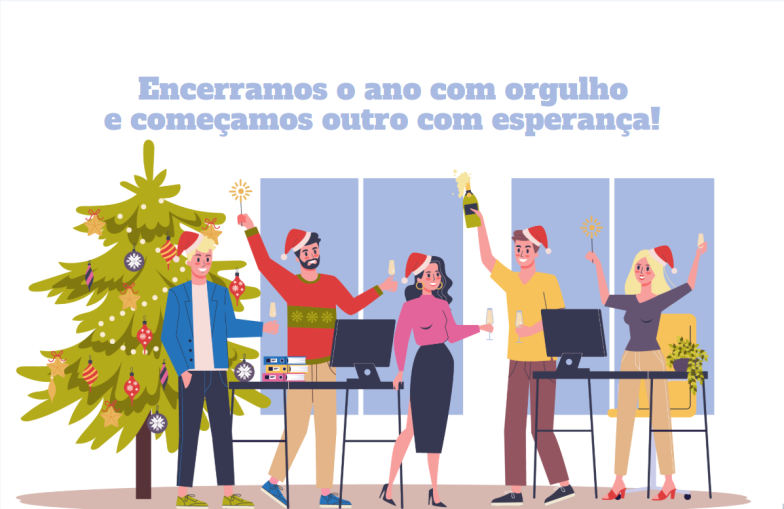 Arte pronta temática de Confraternização