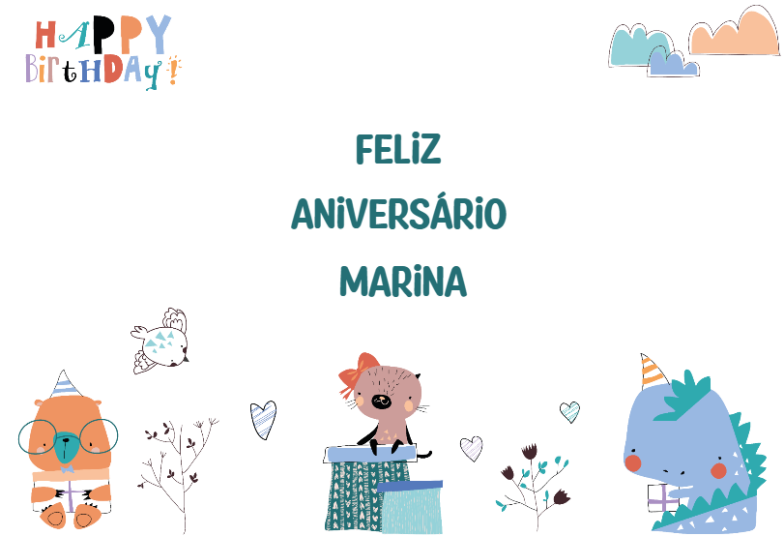 Arte pronta temática de Aniversário