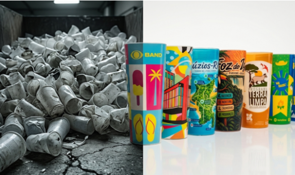 Reciclar não basta: por que o copo descartável, mesmo reciclado, perde para o reutilizável